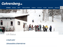 Tablet Screenshot of gohrersberg.de